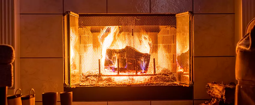 Mendota Hearth Landscape Fireplace Installation in Graham, Washington