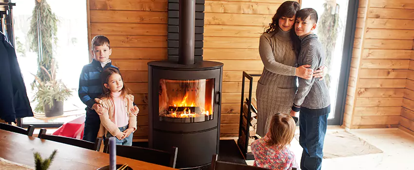 Morso Cast Iron Fireplace Insert Installation in Graham, Washington