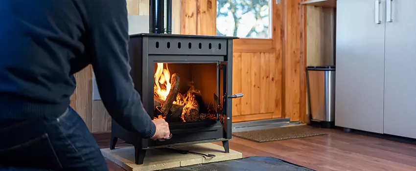 Open Hearth Wood Fireplace Installation in Graham, WA